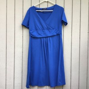 Women’s blue dress
